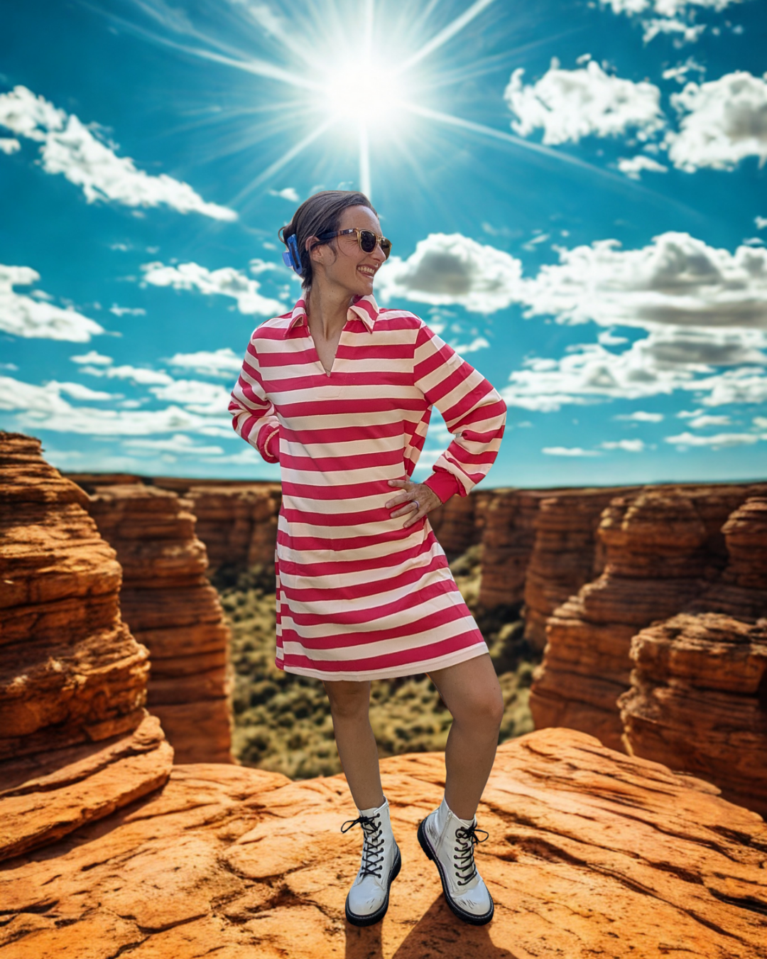 The Coastal Crush Polo Dress
