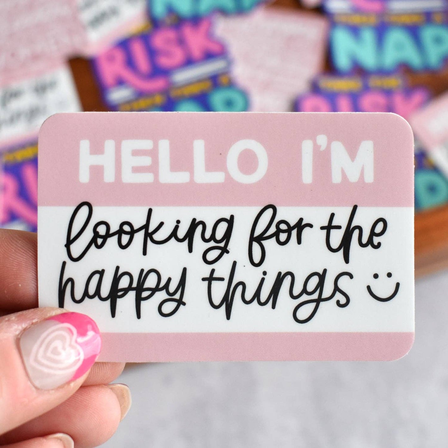 Happy Things Sticker