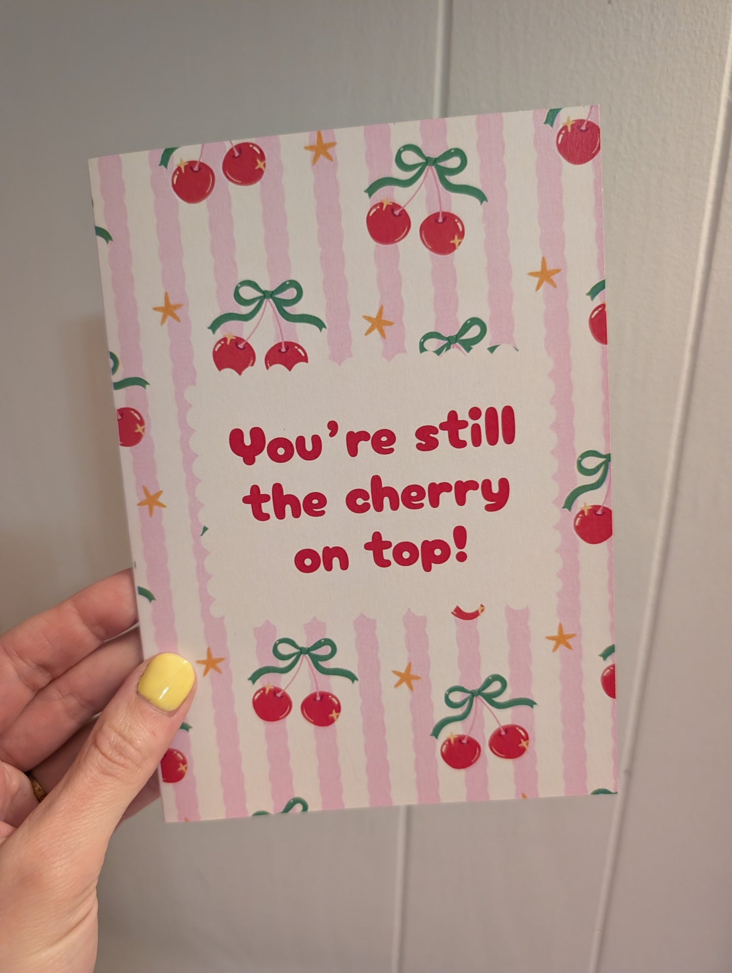 Cherry on Top - Greeting Card