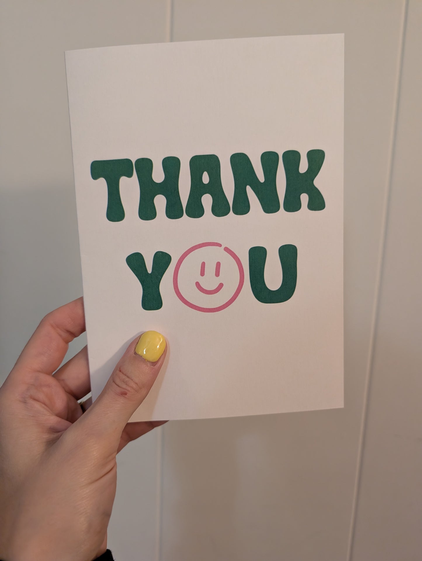 Thank You Smiley - Greeting Card