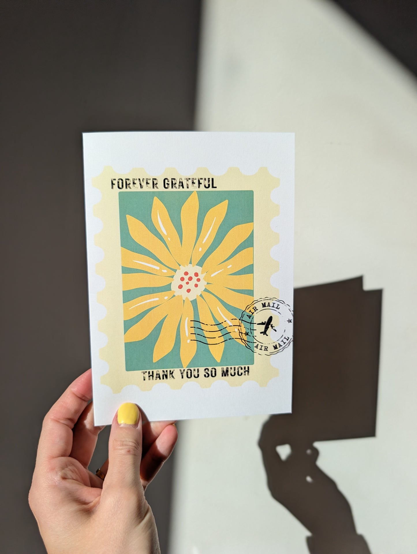 Forever Grateful Postage - Greeting Card