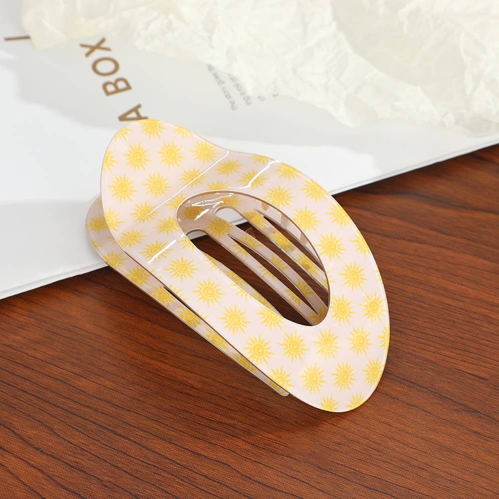 Wear Your Own Sunshine Flat Claw Clip