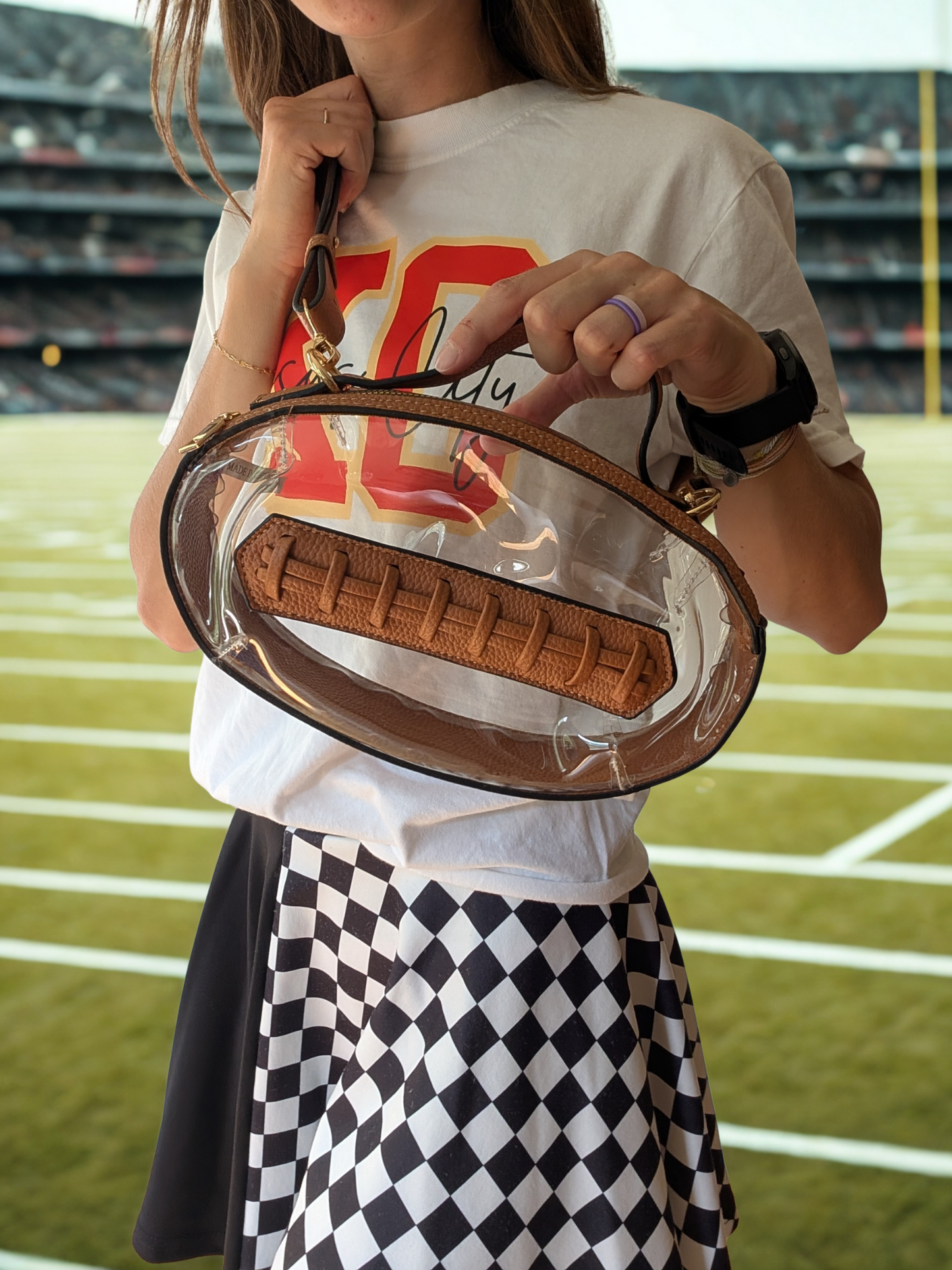 The First Down Clear Crossbody