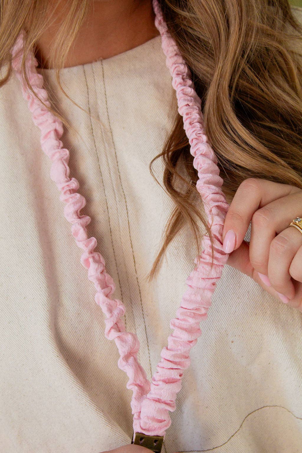Dainty Pink Lanyard
