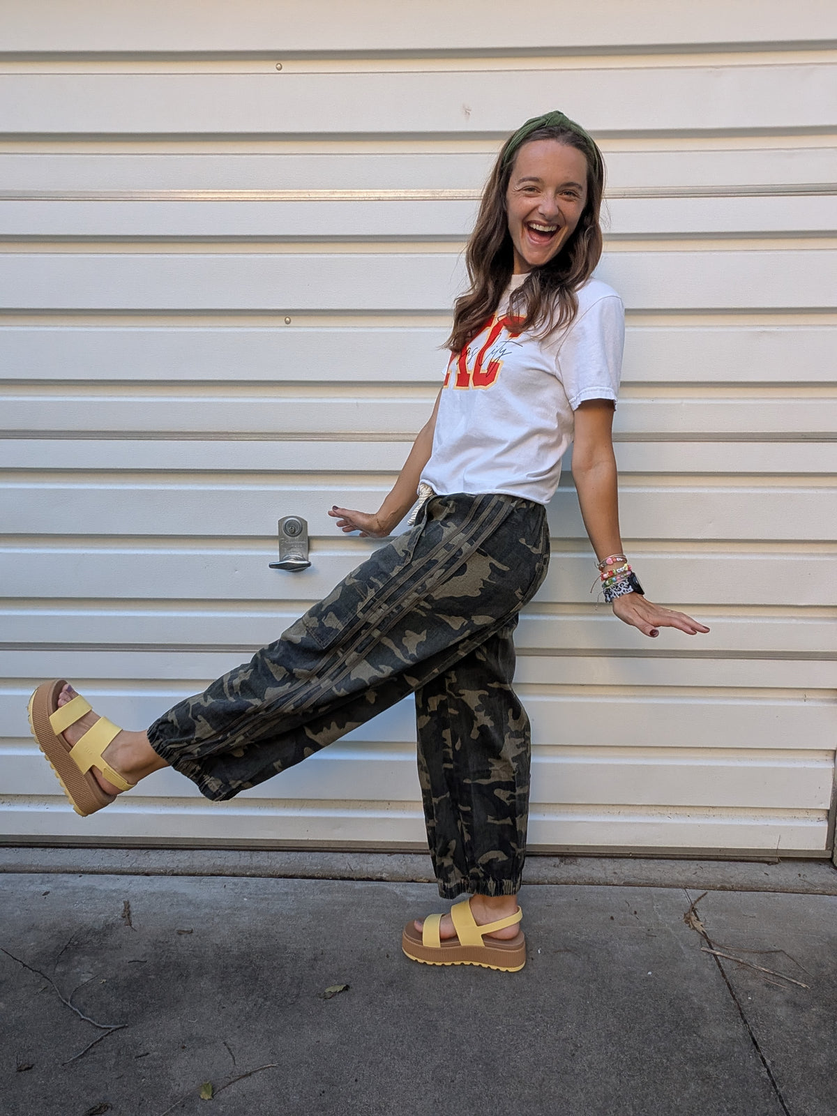 The Aspen Camo Drawstring Joggers