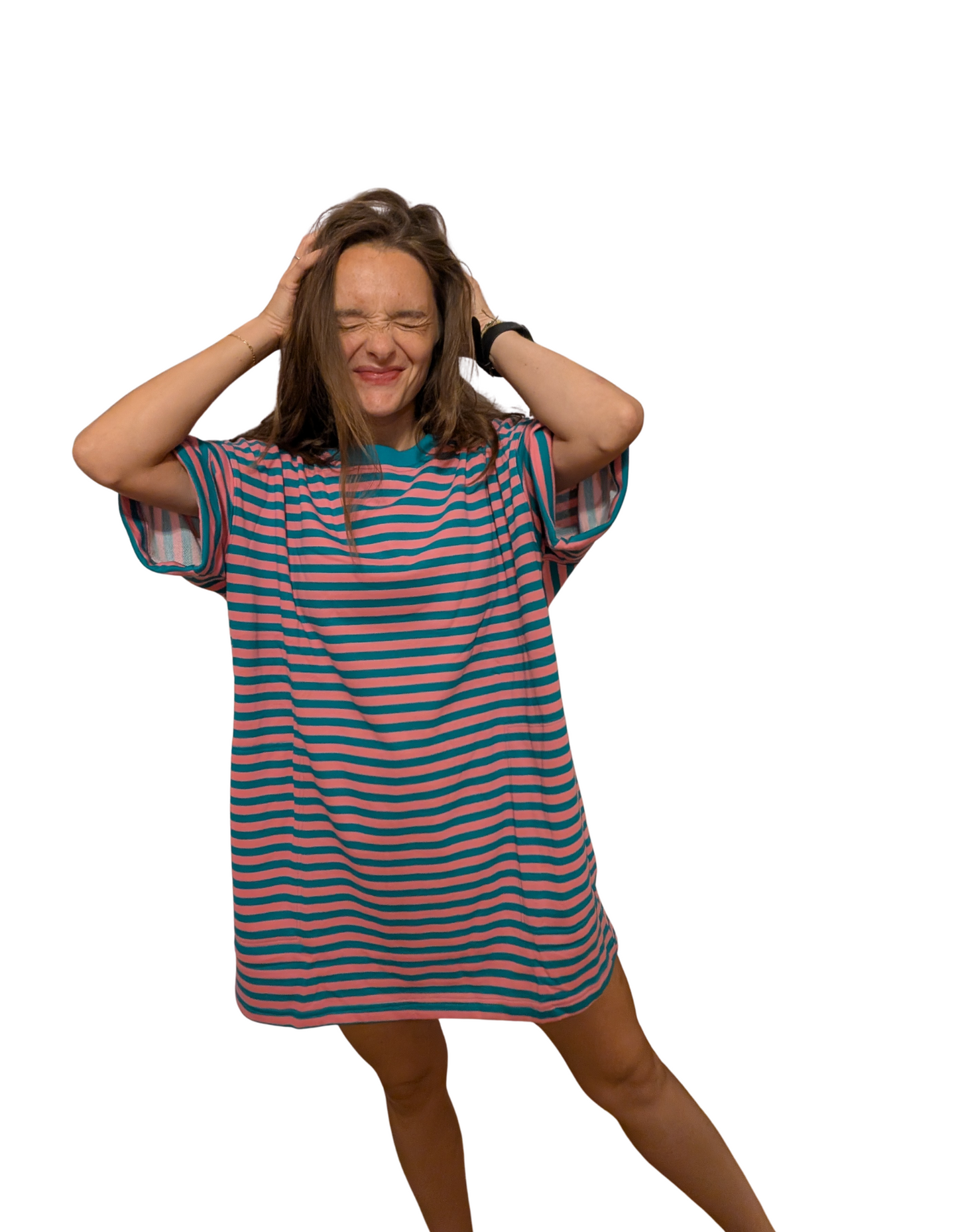 Tickled Pink T-shirt Dress