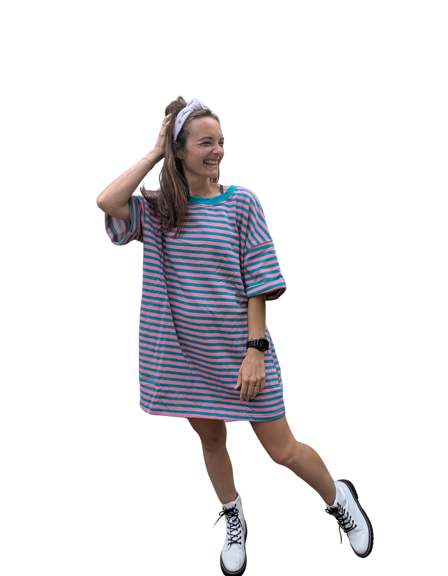 Tickled Pink T-shirt Dress