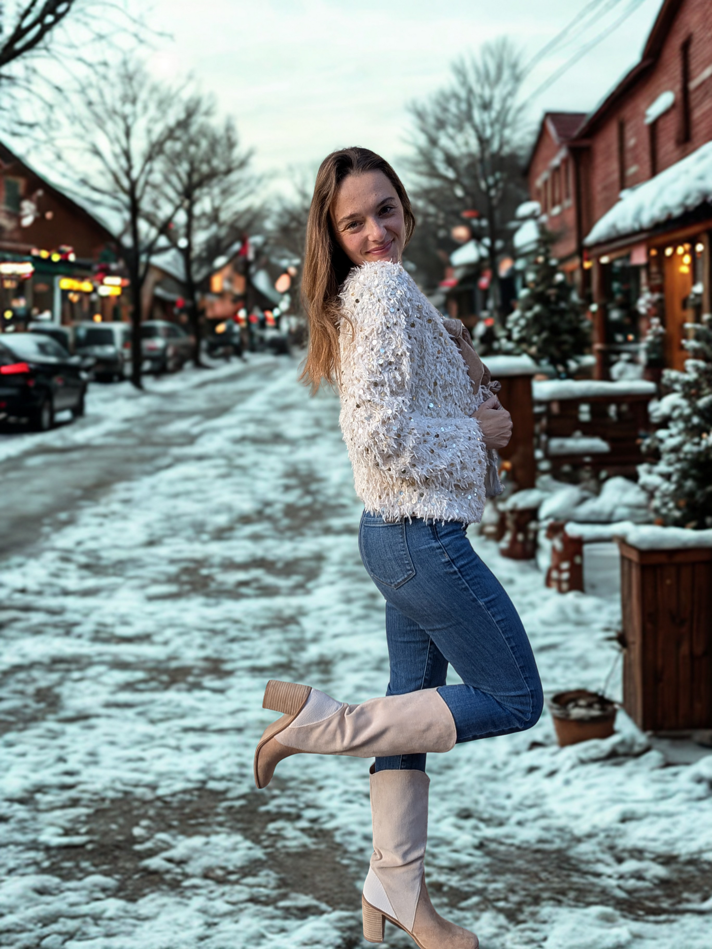 Champagne Confetti Jacket