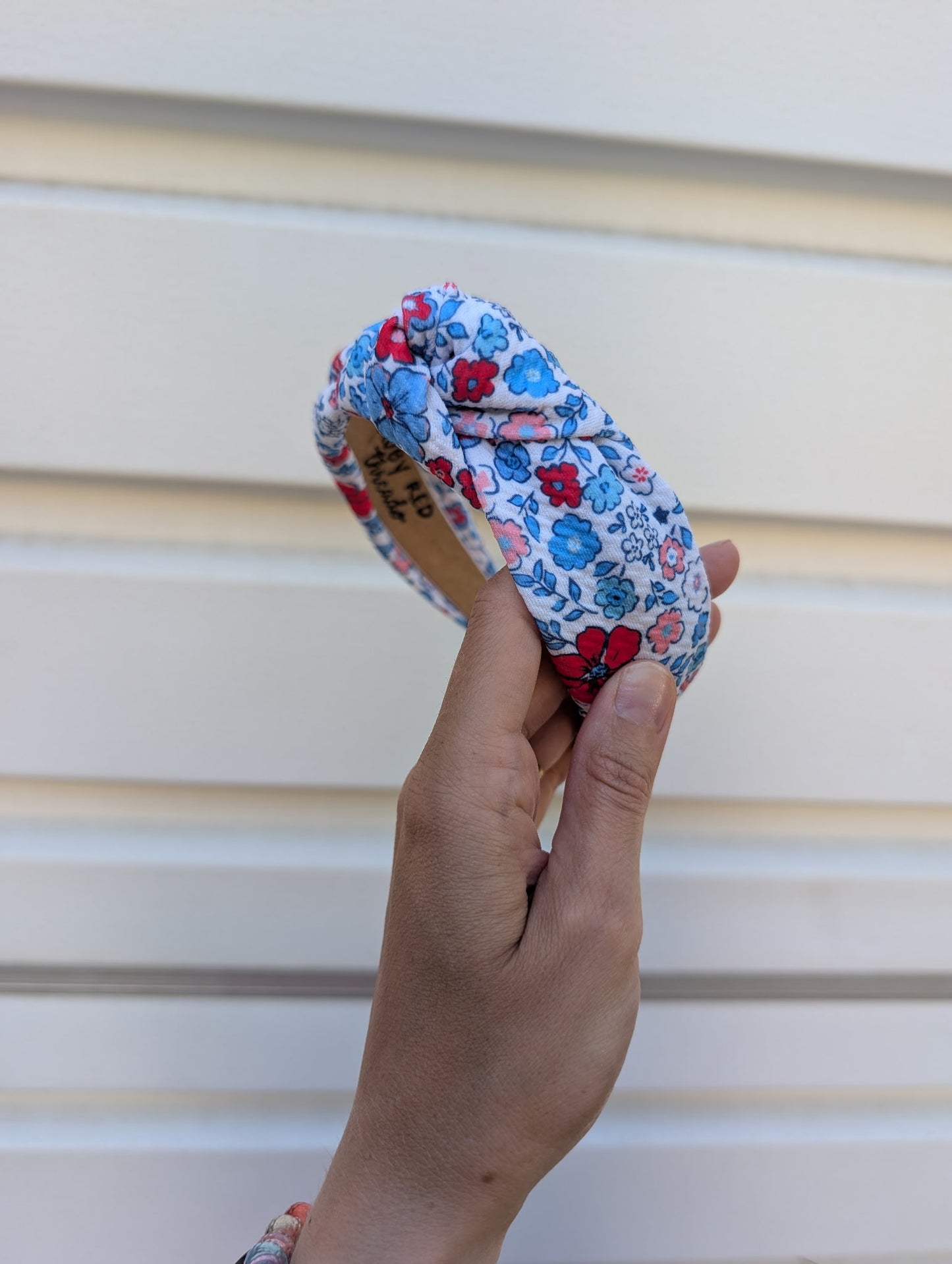 Americana Floral Knotted Headband
