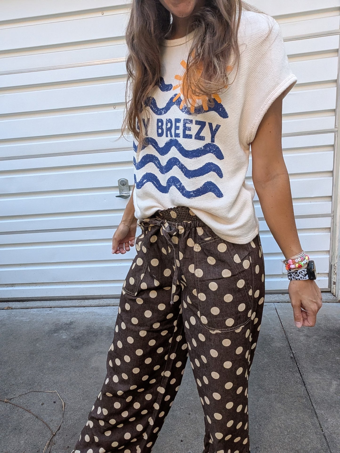 Dotty About You Wide-Leg Trousers