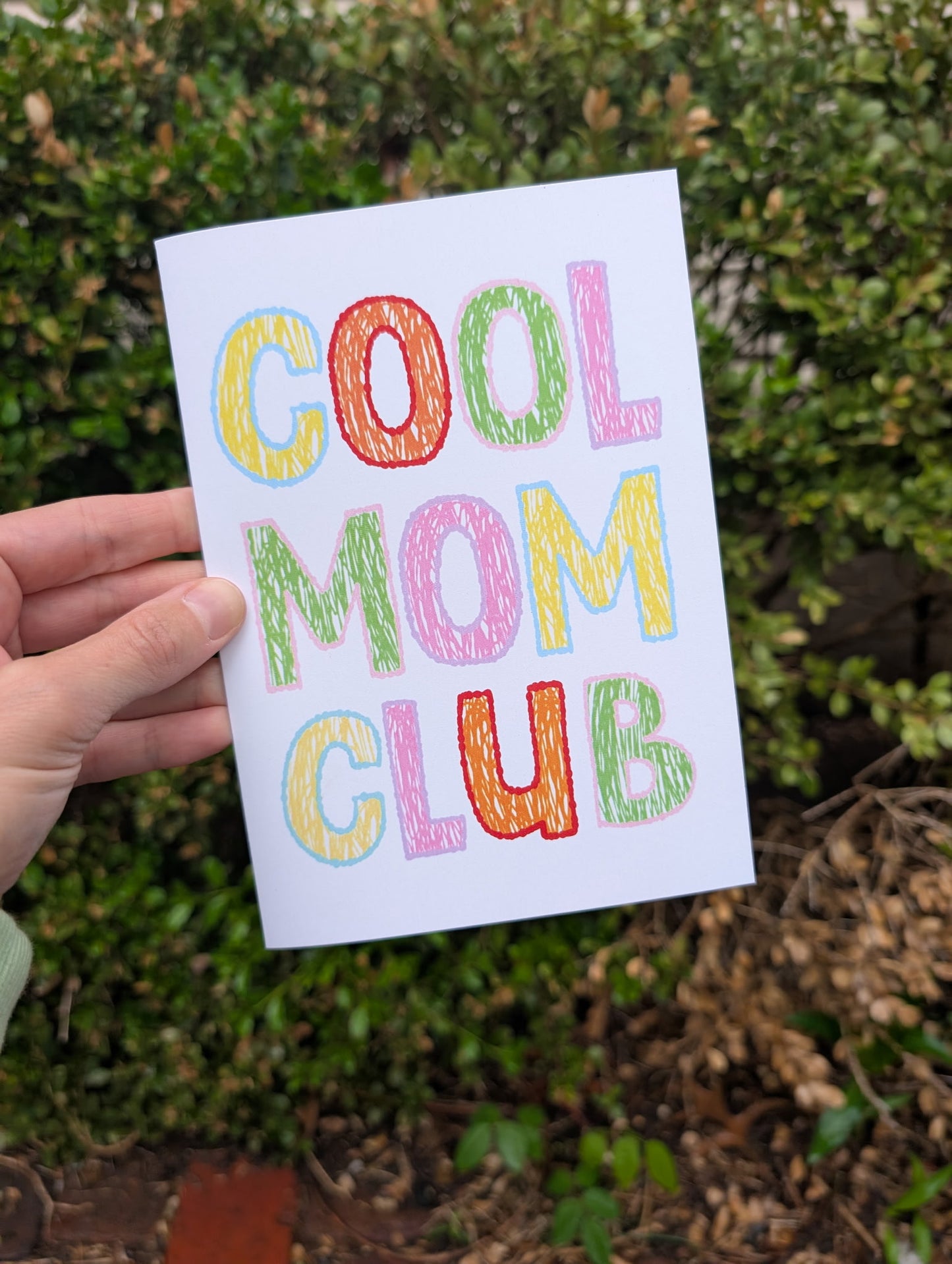 Cool Mom Club- Greeting Card