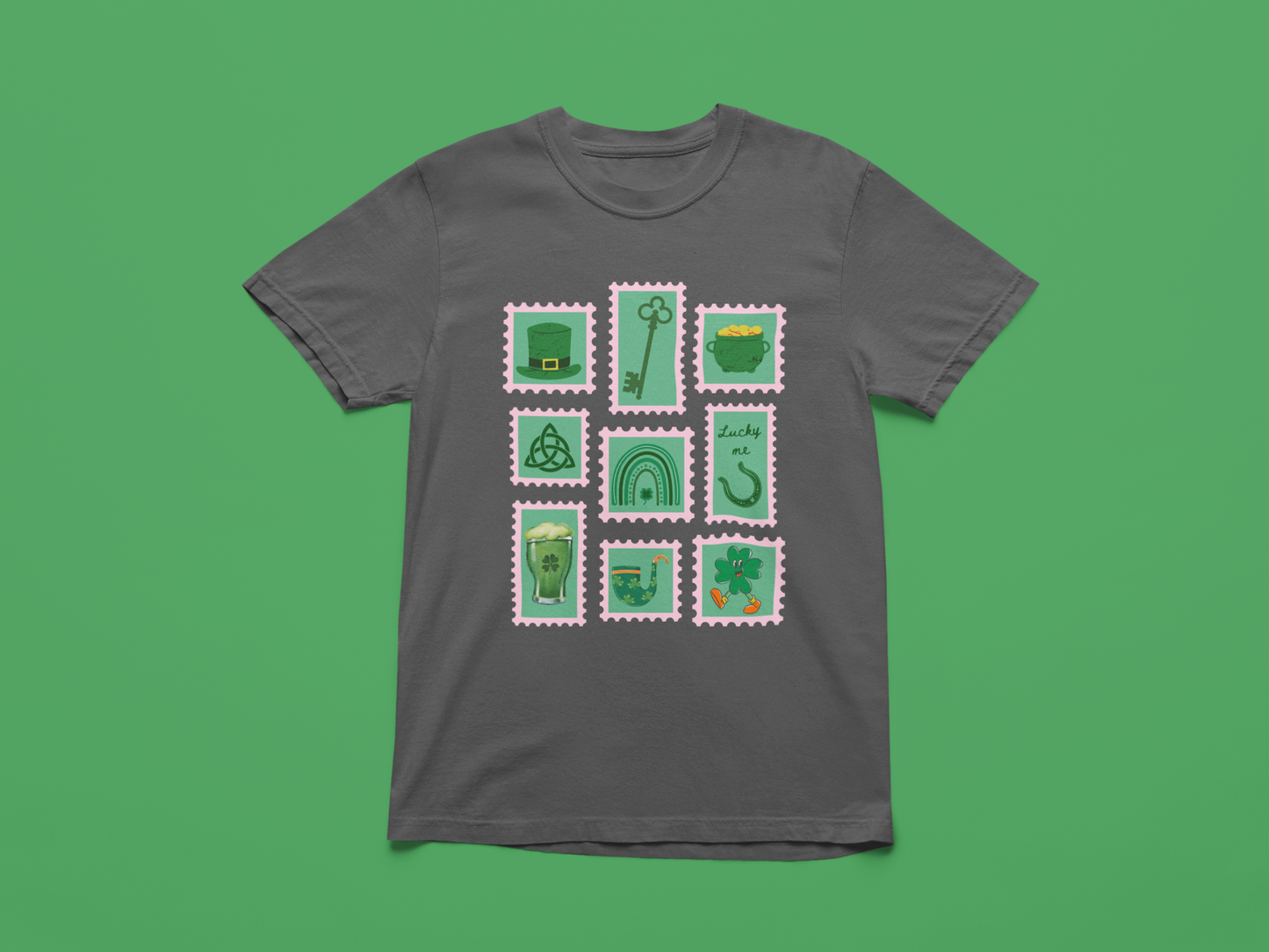 Lucky Postage Stamp Tee