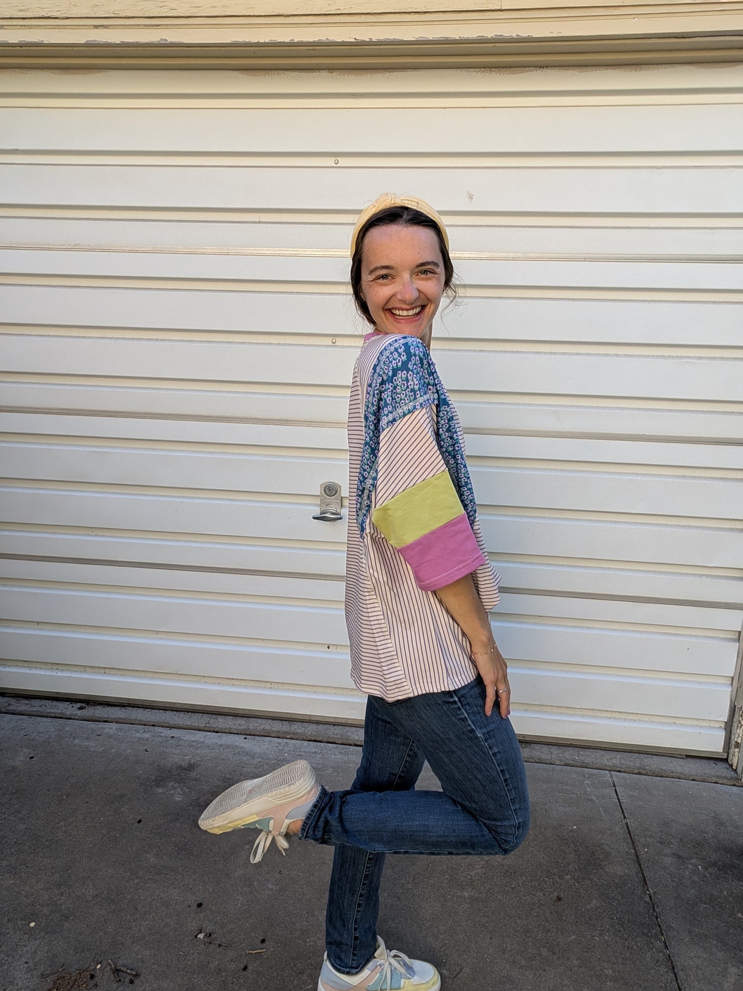 The Dopamine Patchwork Top