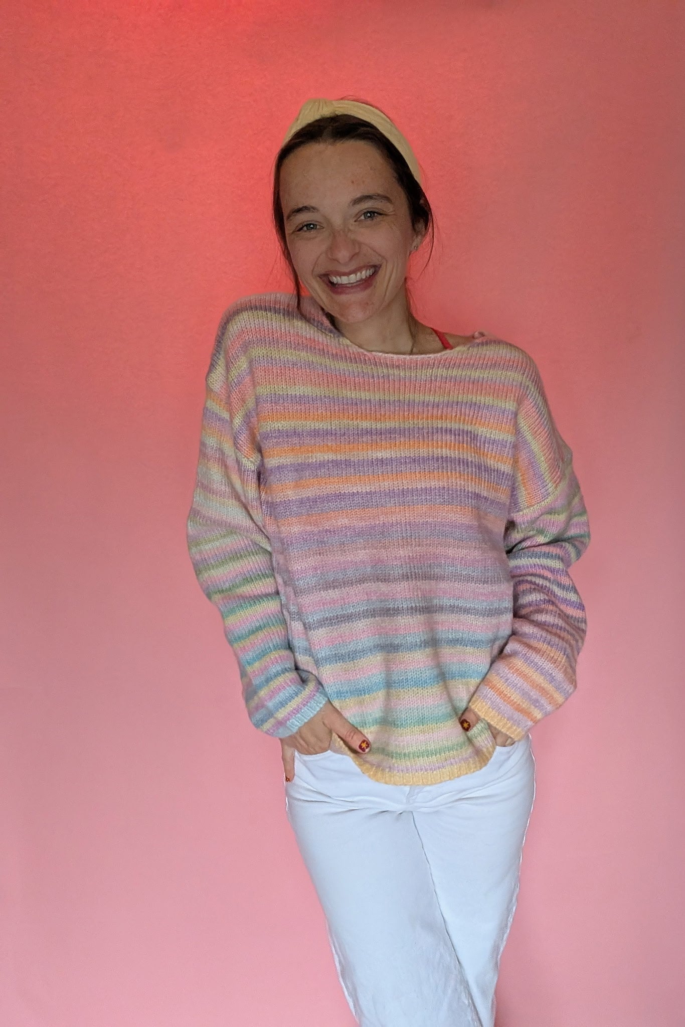 The Bright Side Striped Sweater