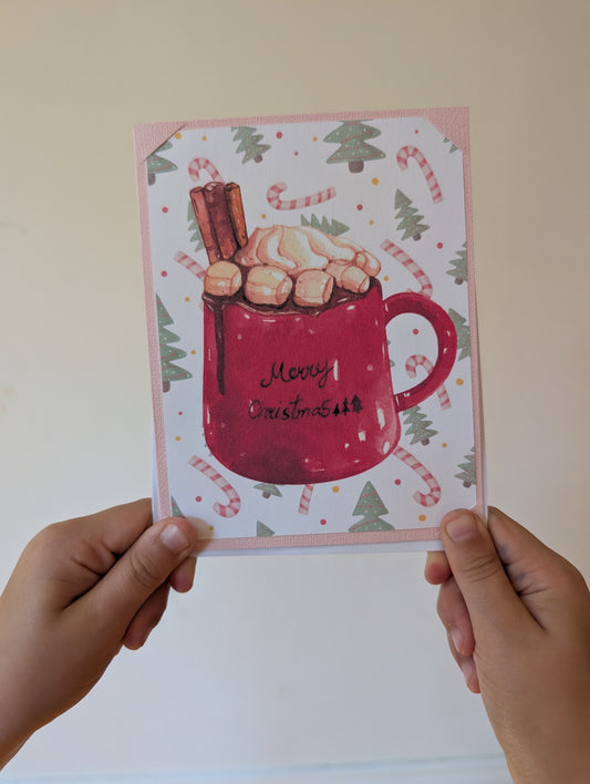 Hot Cocoa Christmas Card - EJU