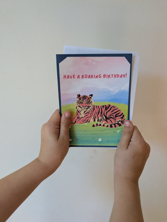 "Have a Roaring Birthday!" Tiger Card - EJU