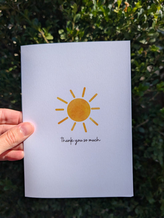 Little Ray of Thanks - Greeting Card