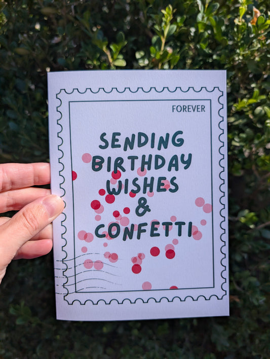 Birthday Confetti Mail - Greeting Card