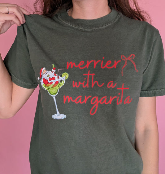 Merrier with a Margarita Shirt