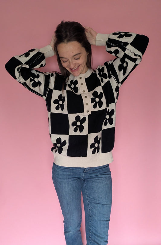 Daisy Checkmate Henley