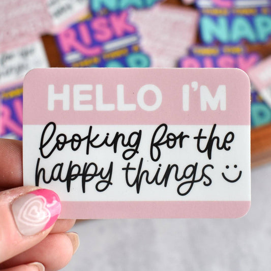 Happy Things Sticker