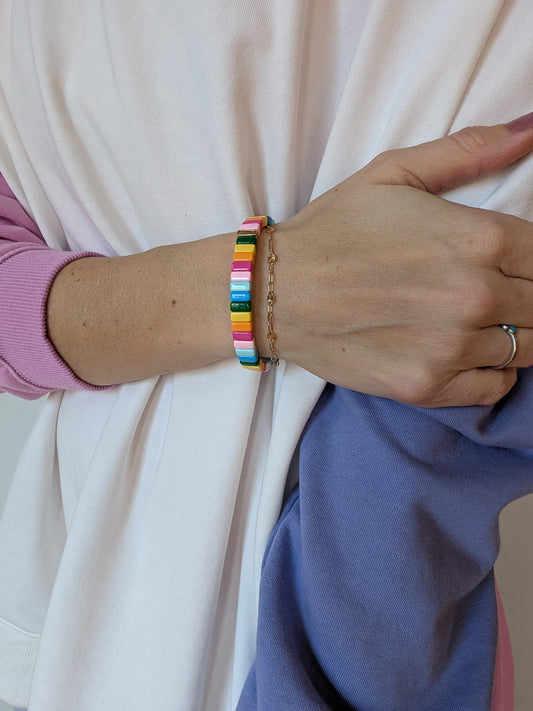 Kaleidoscope Tile Bracelet