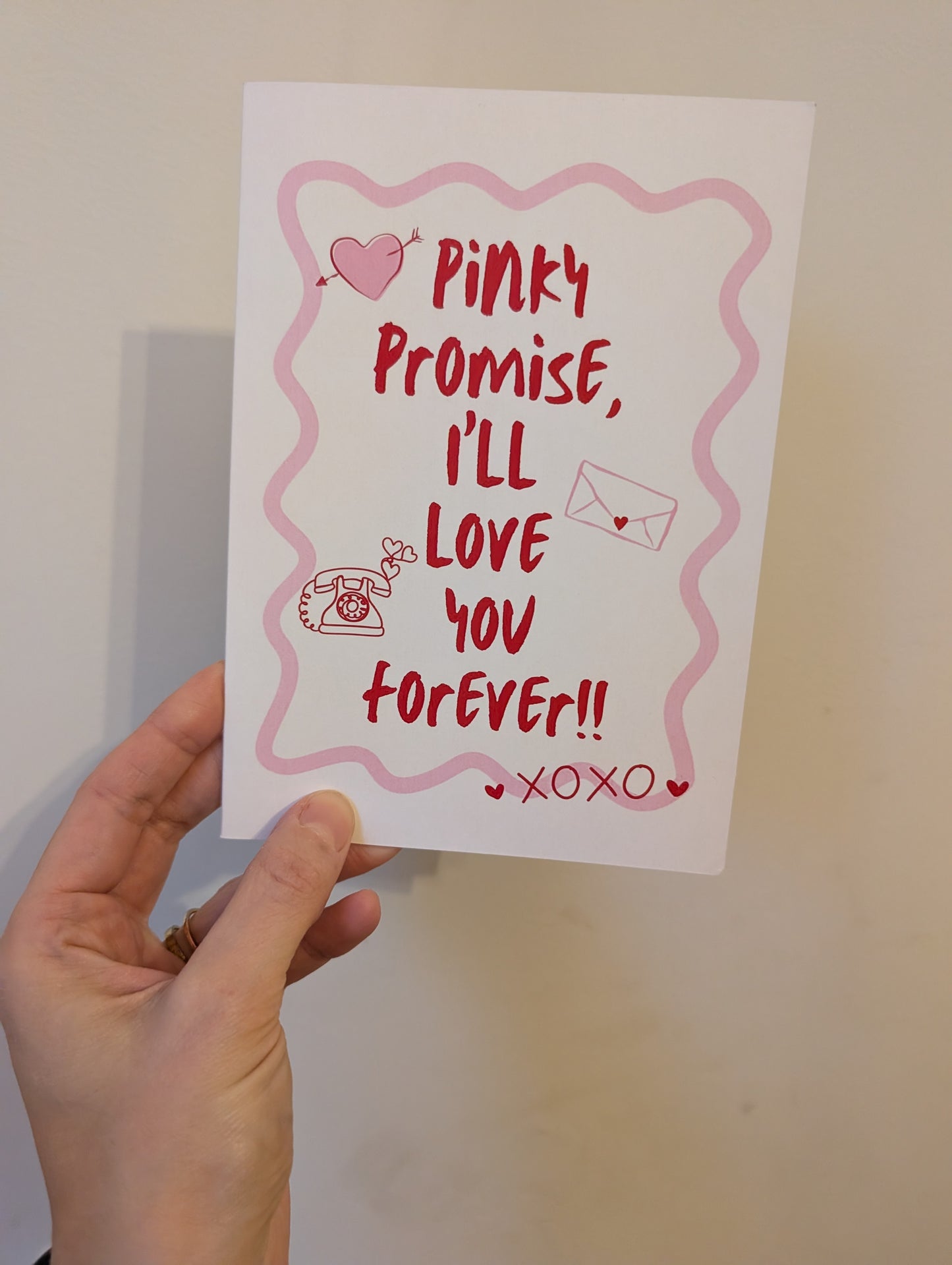 Pinky Promise, Love - Greeting Card