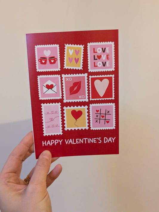 Stamp of Love - Greeting Card