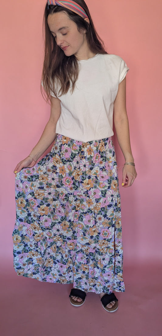 The Clementine Tiered Maxi Skirt