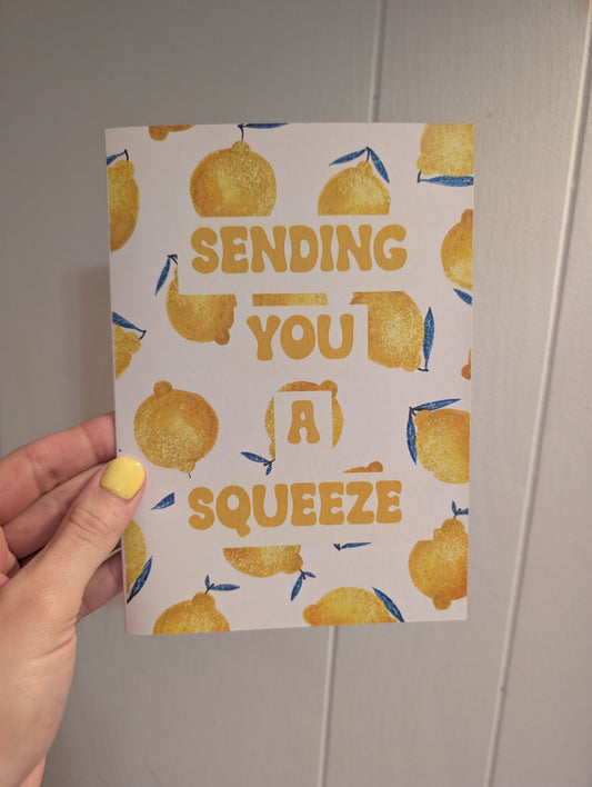 Lemon Squeeze - Greeting Card
