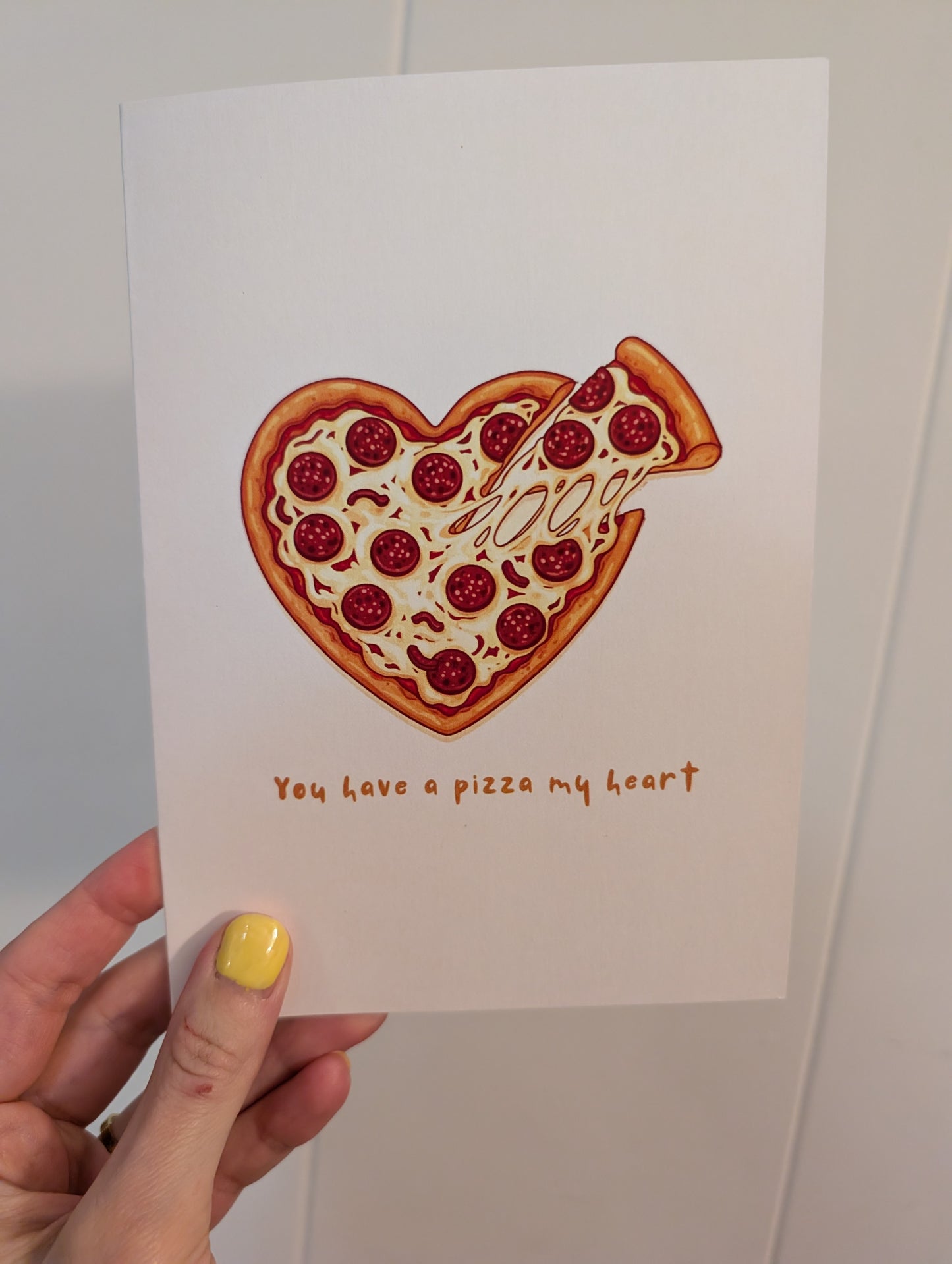 Pizza My Heart - Greeting Card