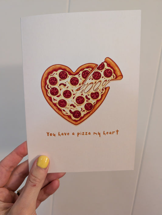 Pizza My Heart - Greeting Card