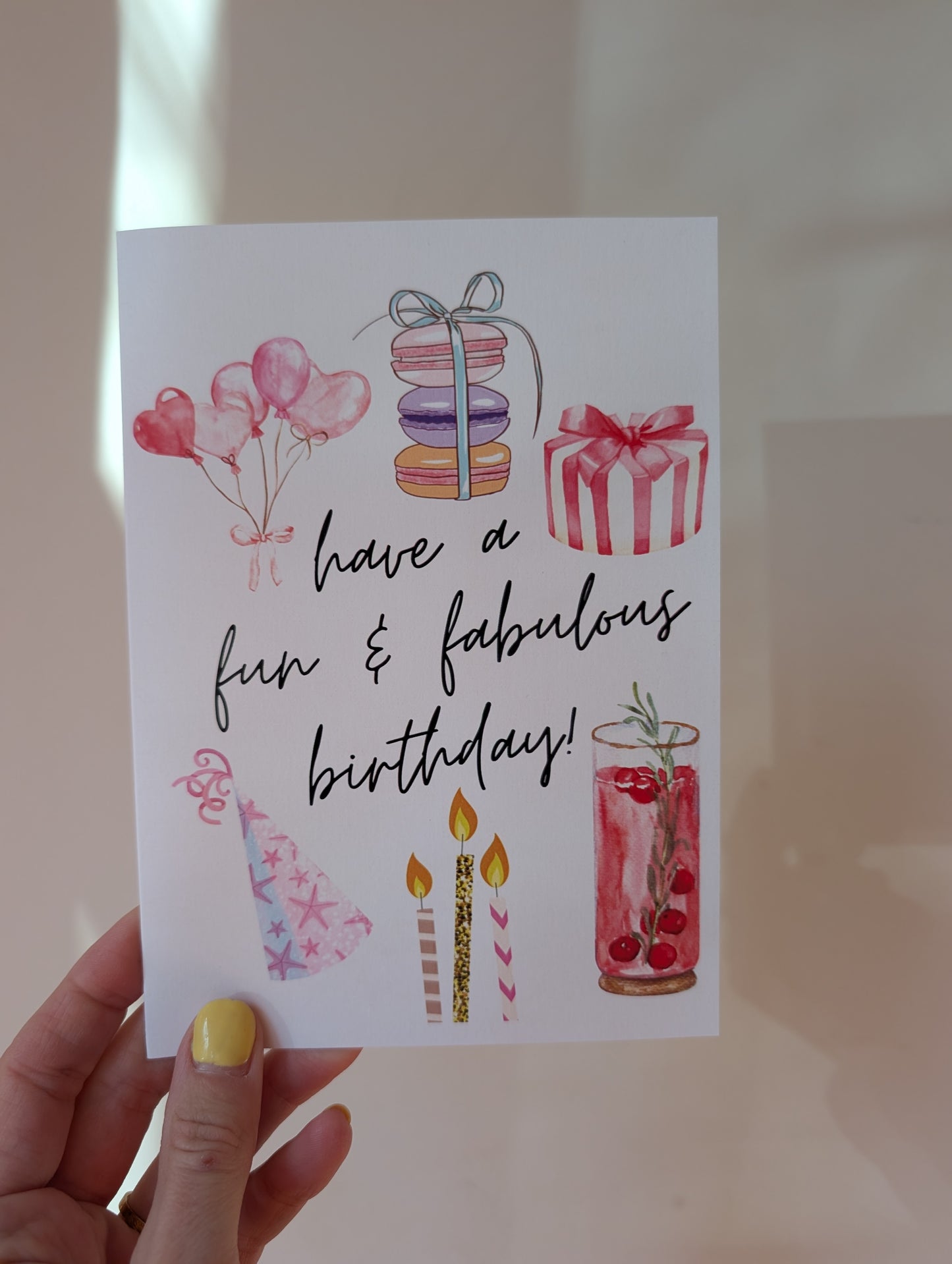 Fun & Fabulous Birthday - Greeting Card