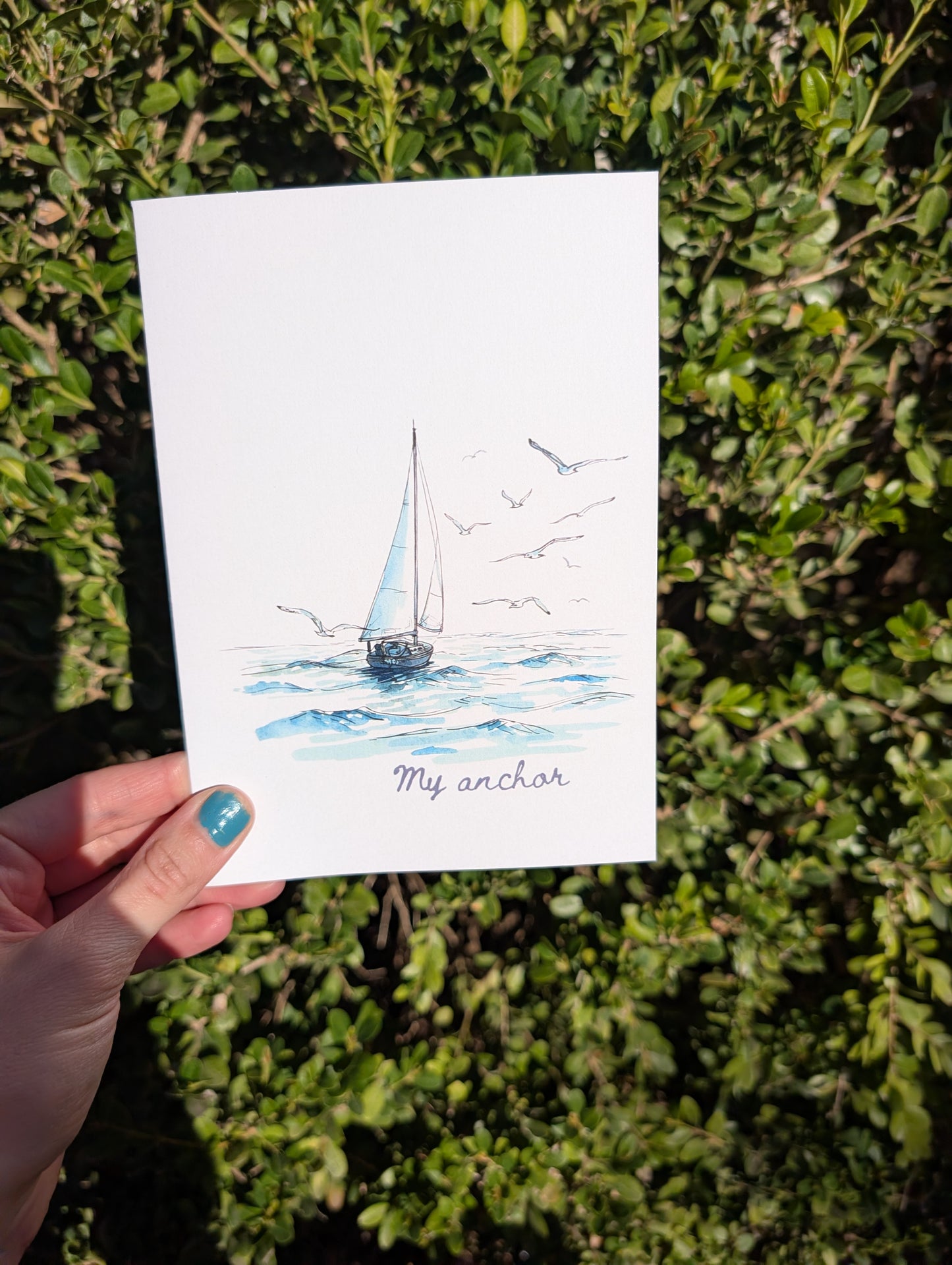 My Anchor - Greeting Card