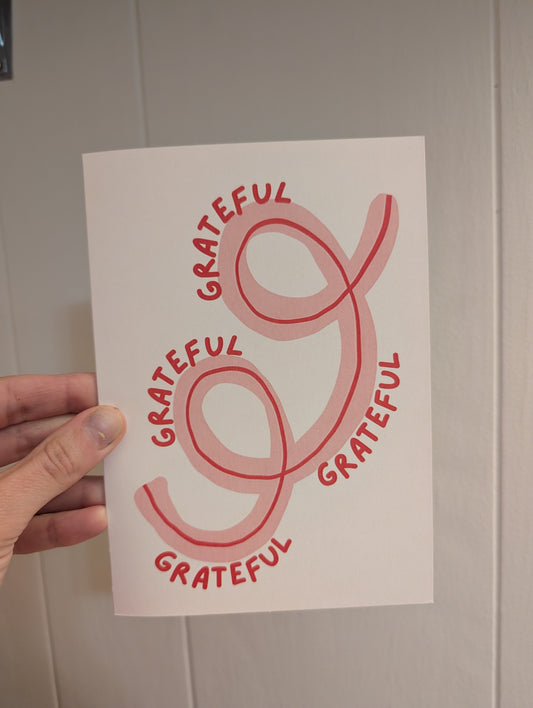 Grateful - Greeting Card