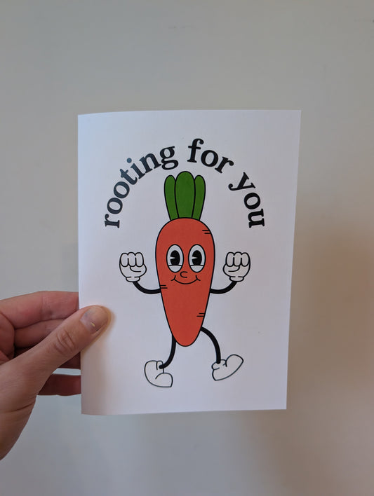 Rooting for You - Greeting Card