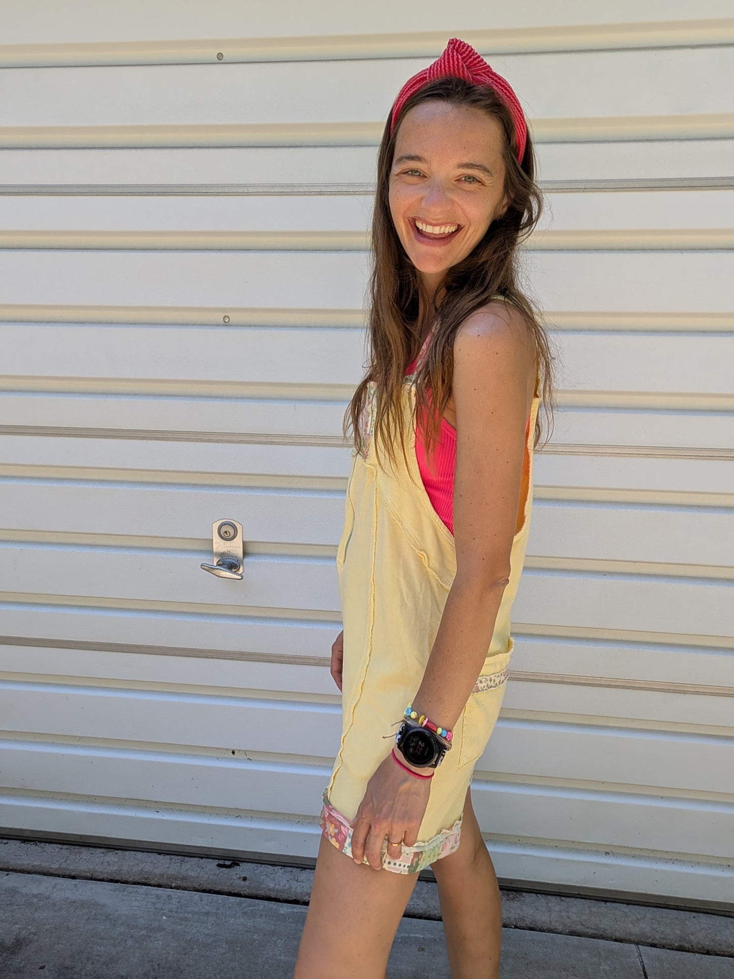 Sunnyside Floral Zipper Romper