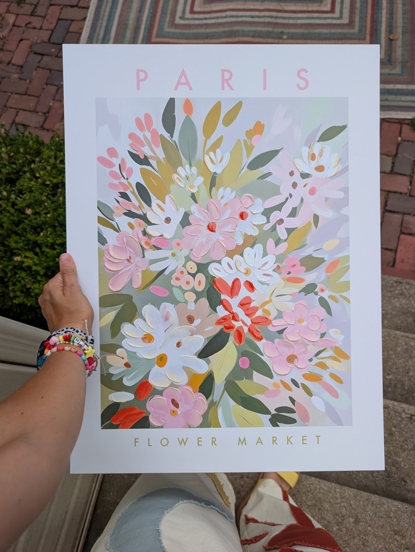 Paris Flower Market - Gemestone Beaded Necklace