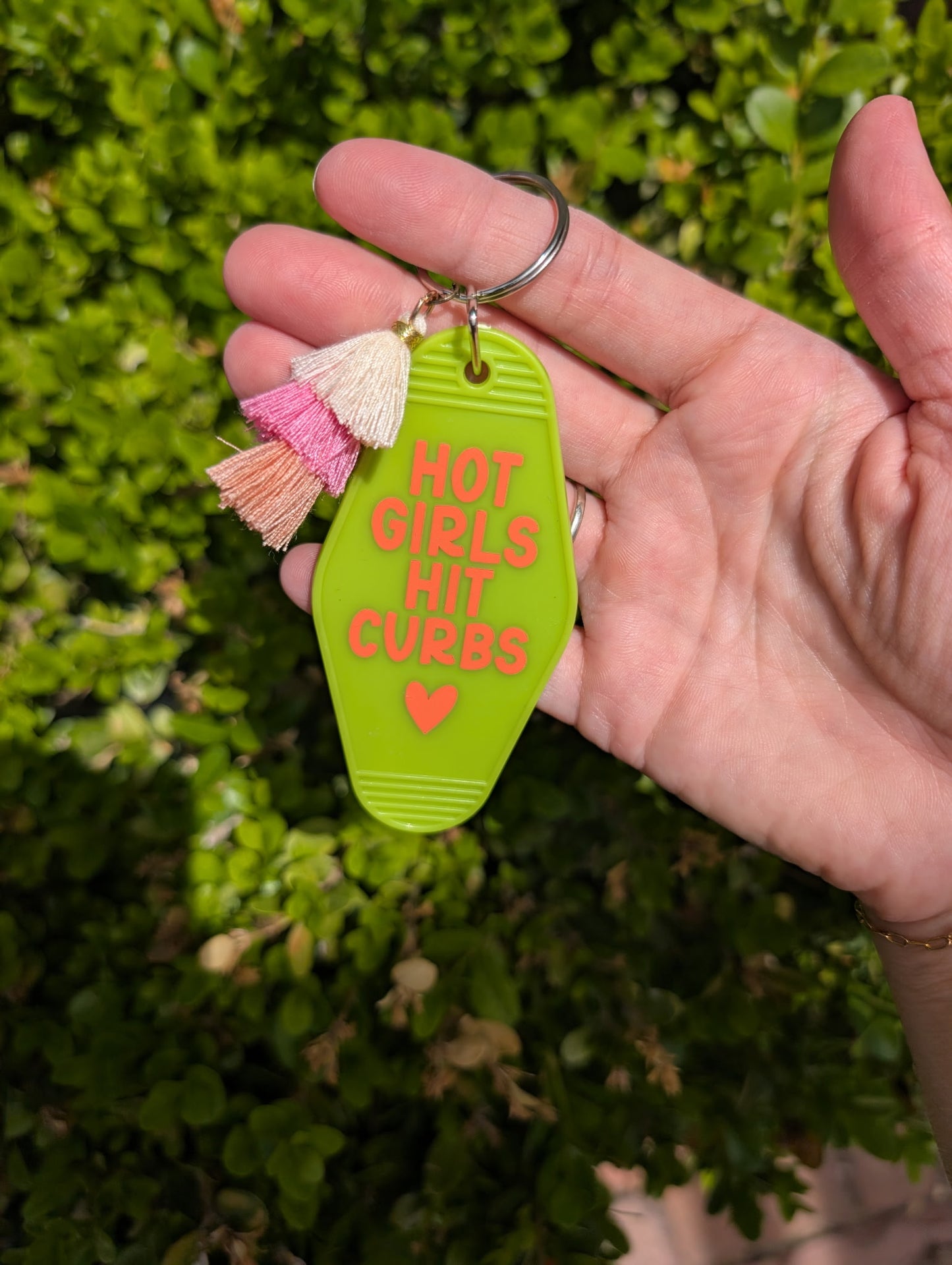 Hot Girls Hit Curbs - Keychain