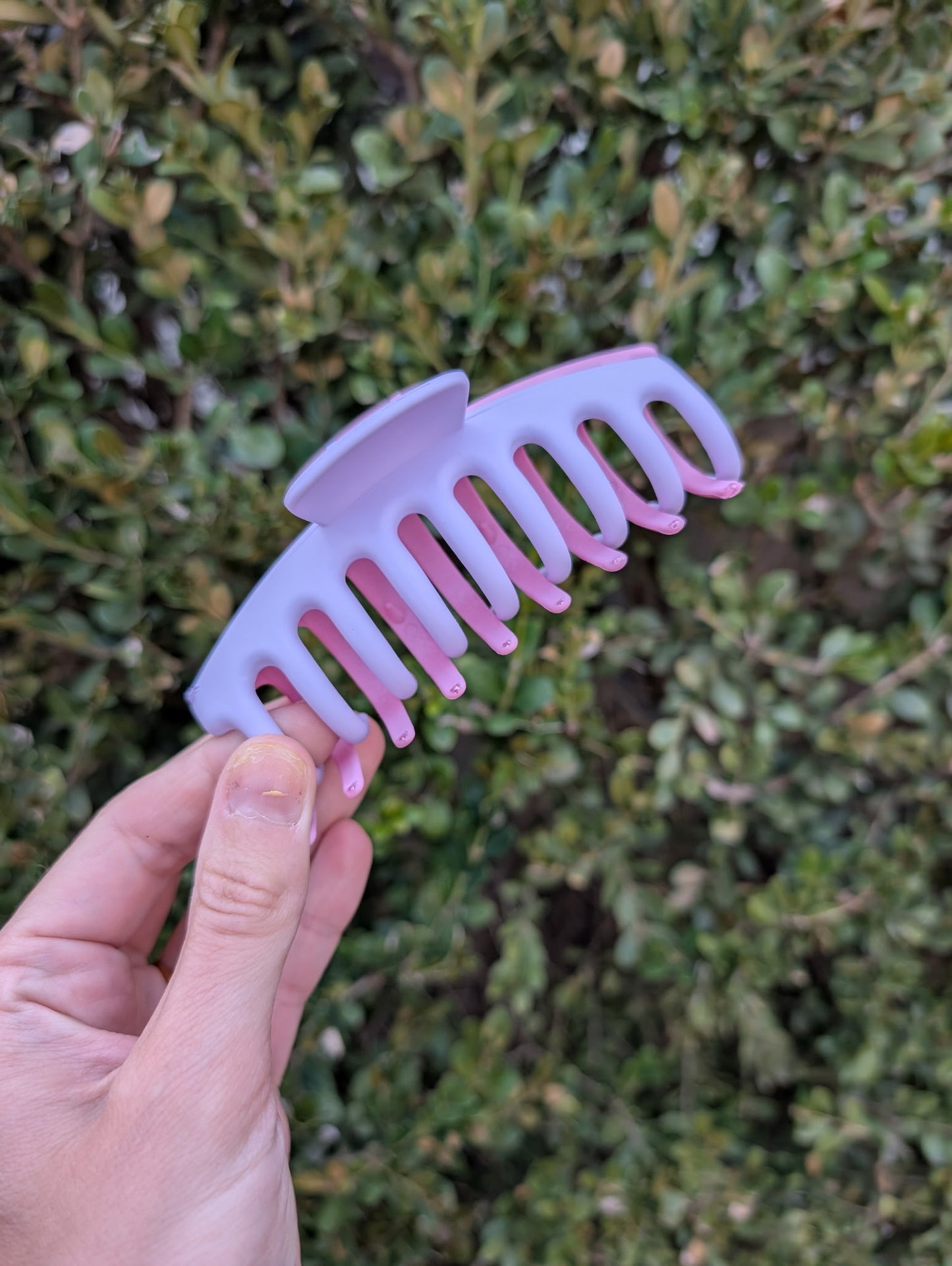 Pink and Purple Claw Clip