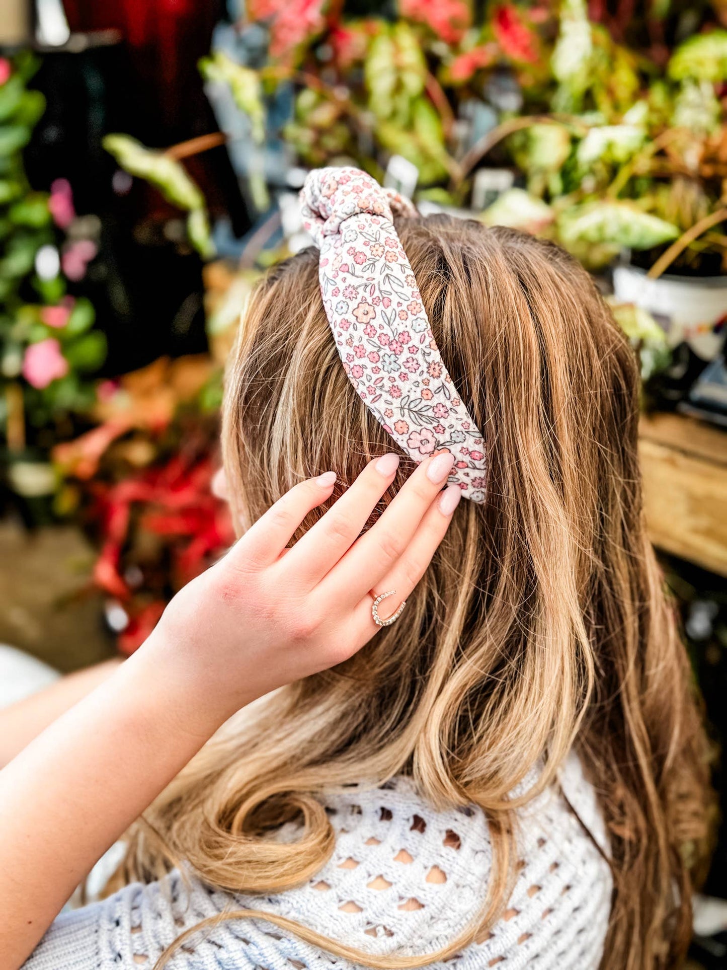 Snuck Through The Garden Structured Headband