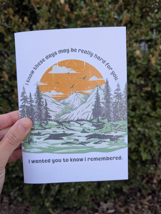 I Remembered - Greeting Card