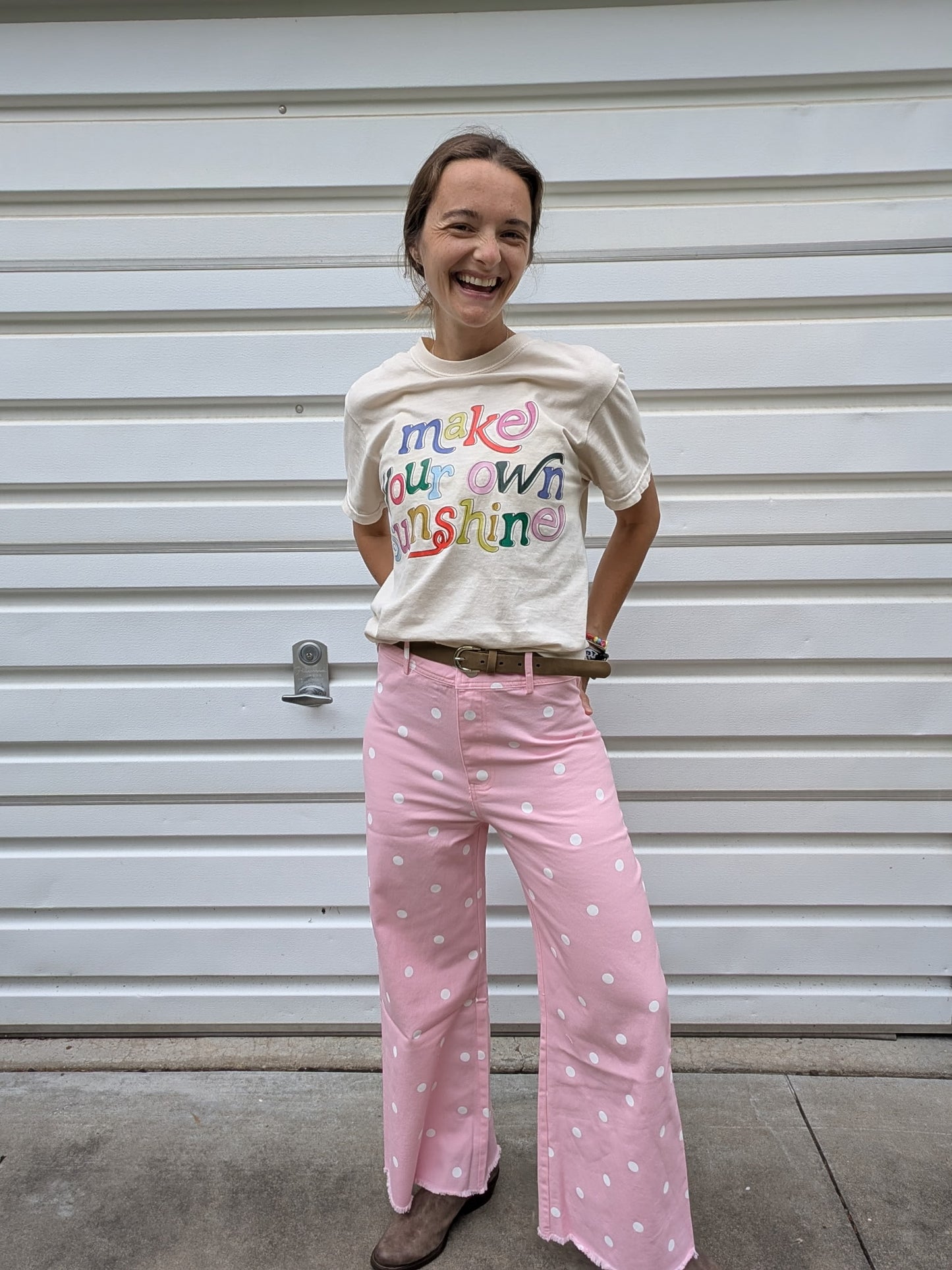 The Polka Dot Party Wide-Leg Pants