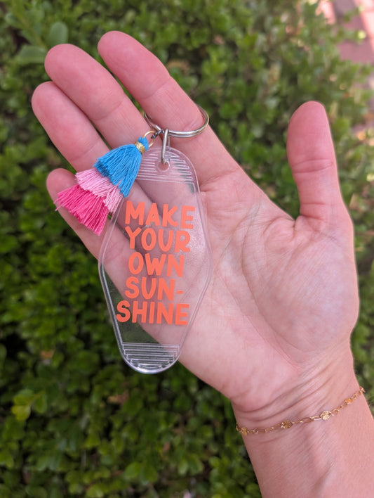 Make Your Own Sunshine Motel Keychain
