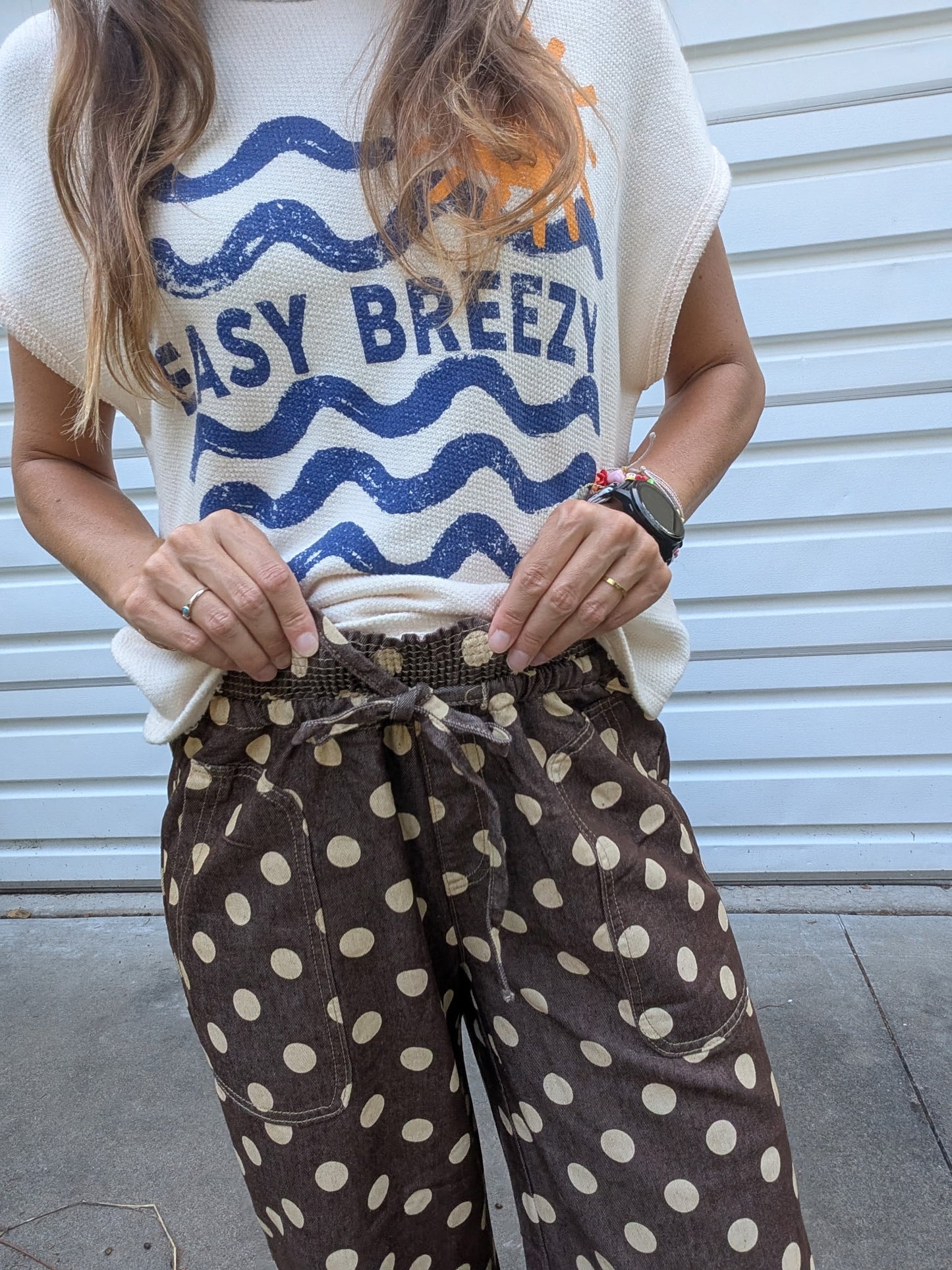 Dotty About You Wide-Leg Trousers