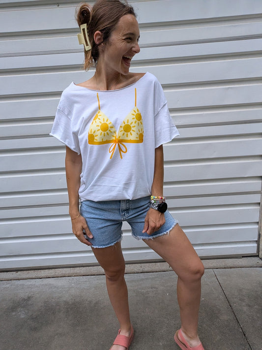 Sun-Drenched Bikini Tee