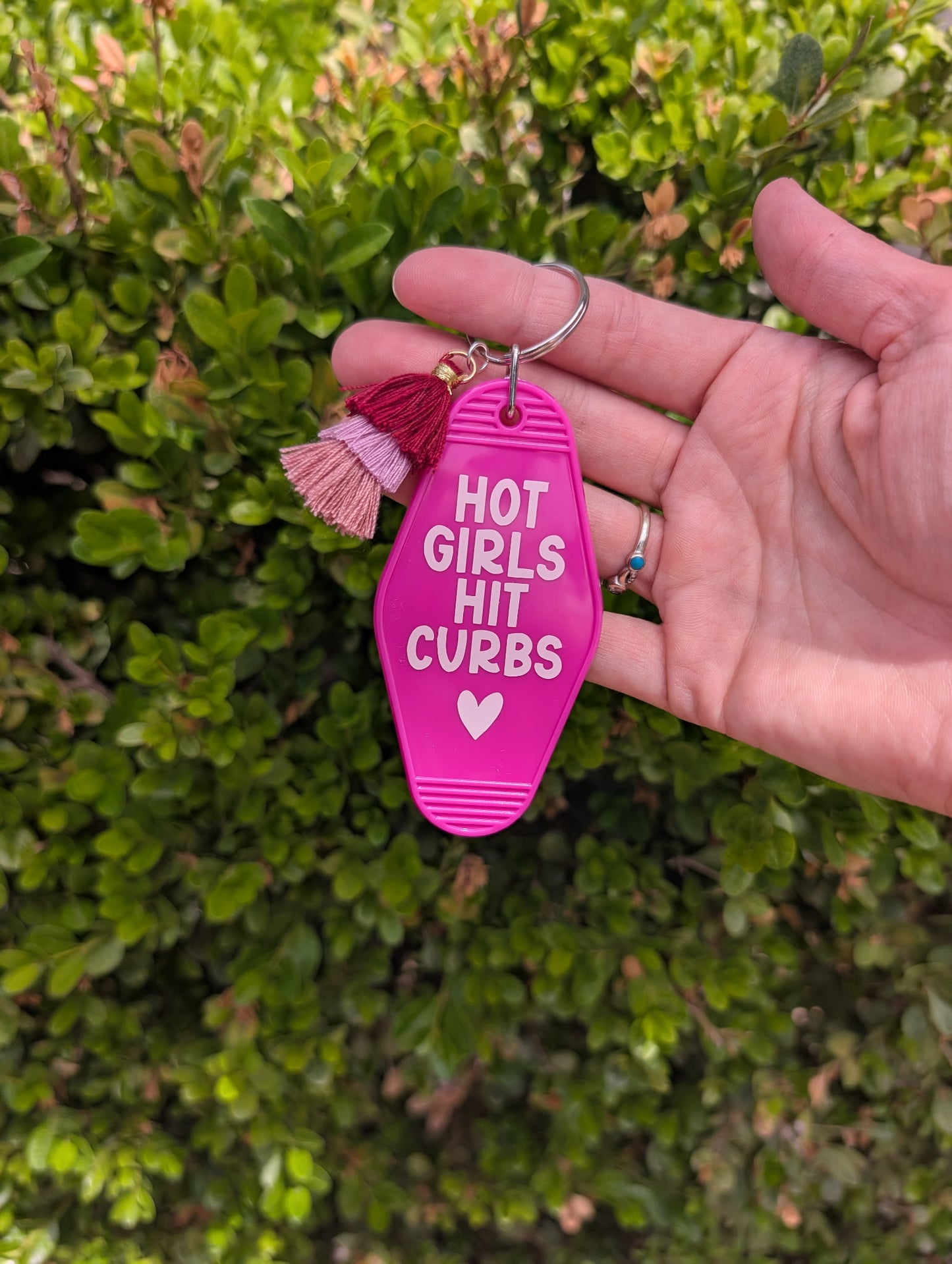 Hot Girls Hit Curbs - Keychain