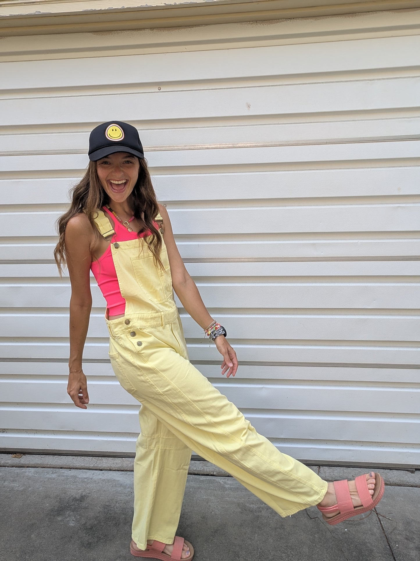Banana Laffy Taffy Overalls