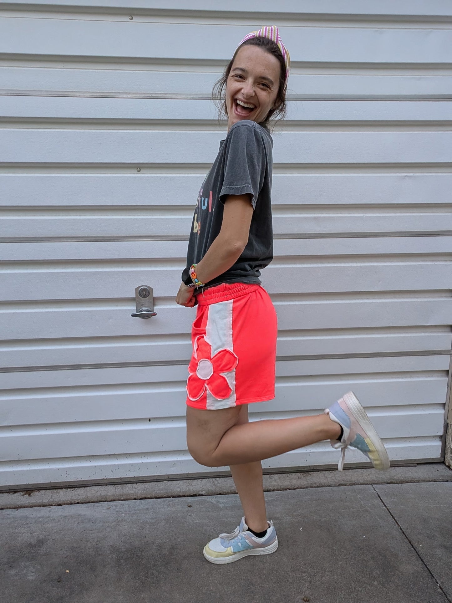 Flower Patched Shorts