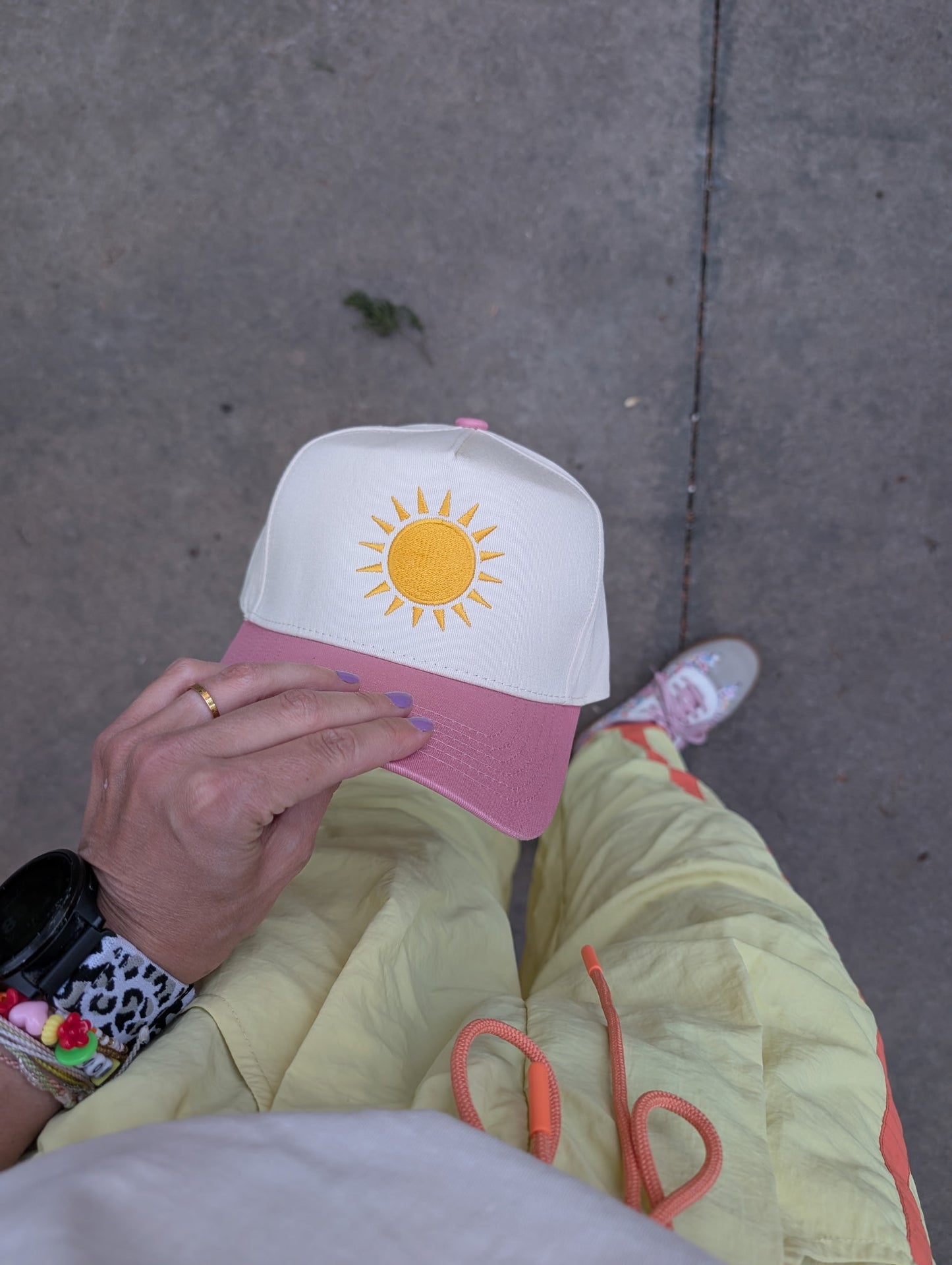The Sunny Side Embroidered Hat